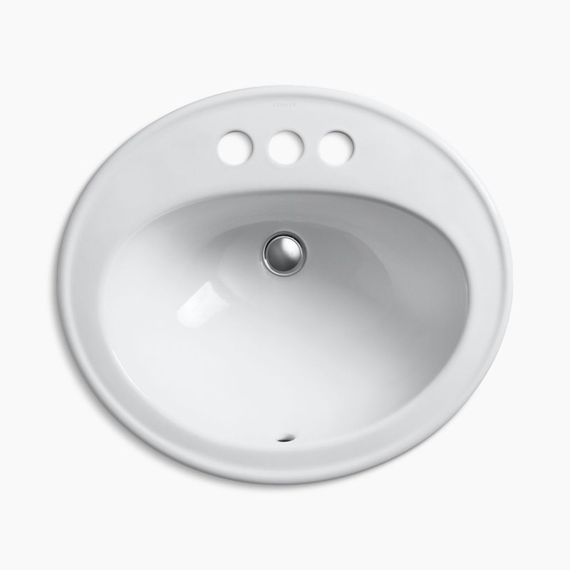 Kohler Pennington® SelfRimming Dropin Bathroom Sink with 4" Centers